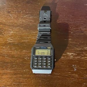 Casio early 2000’s black watch